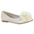 Lito Girls Ivory Rhinestone Flower Lucy Special Occasion Dress Shoes Baby 3-4 - SophiasStyle.com